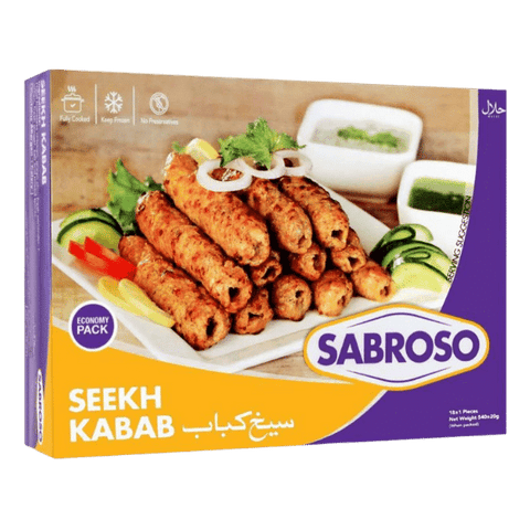 SABROSO SEEKH KABAB 19PCS 540G - Nazar Jan's Supermarket