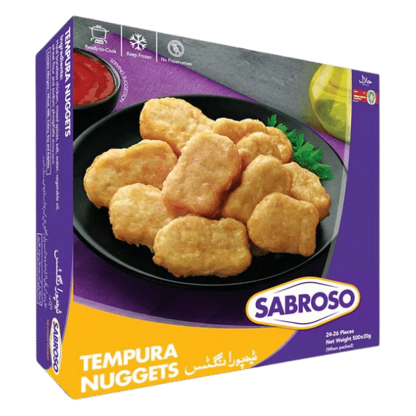 SABROSO TEMPURA NUGGETS 24-26PCS 500G - Nazar Jan's Supermarket