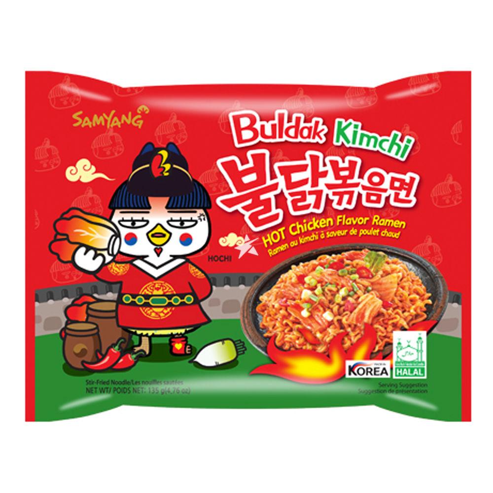 SAMYANG BULDAK KIMCHI HOT CHICKEN RAMEN 135G - Nazar Jan's Supermarket