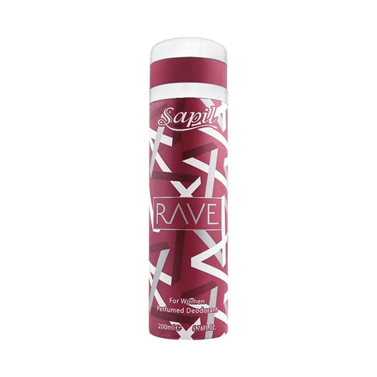 SAPIL RAVE DEODORANT BODY SPRAY 200ML - Nazar Jan's Supermarket