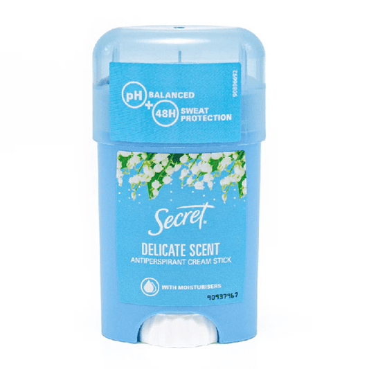 SECRET DELICATE SCENT ANTIPERSPIRANT CREAM STICK 40ML - Nazar Jan's Supermarket