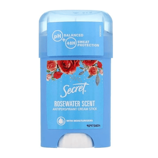 SECRET ROSEWATER SCENT ANTIPERSPIRANT CREAM STICK 40ML - Nazar Jan's Supermarket