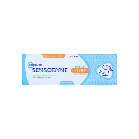 SENSODYNE MILD MINT TOOTHPASTE FOR BABIES 0-2 YEARS 50GM - Nazar Jan's Supermarket