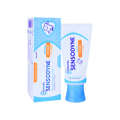 SENSODYNE MILD MINT TOOTHPASTE FOR BABIES 0-2 YEARS 50GM - Nazar Jan's Supermarket