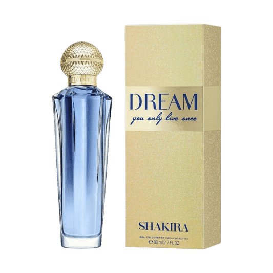SHAKIRA DREAM LIVE ONCE TOILETTE NATURAL SPRAY 80ML - Nazar Jan's Supermarket