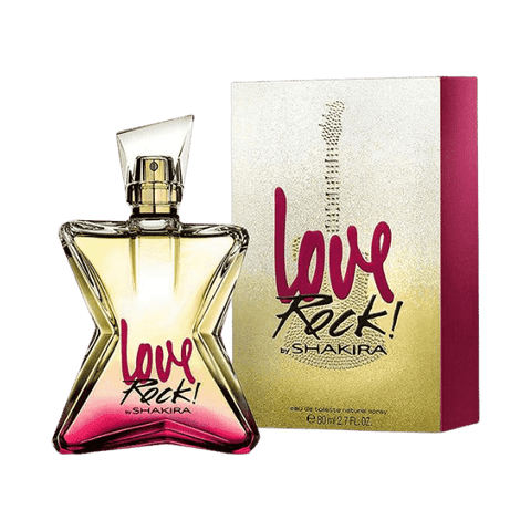 SHAKIRA LOVE ROCK TOILETTE NATURAL SPRAY 80ML - Nazar Jan's Supermarket