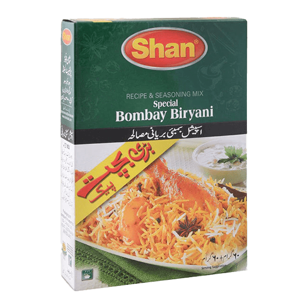 SHAN BOMBAY BIRYANI MASALA 120G - Nazar Jan's Supermarket