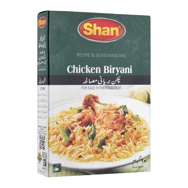 SHAN CHICKEN BIRYANI MASALA 60G - Nazar Jan's Supermarket