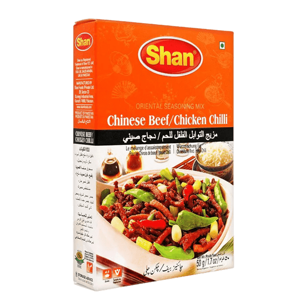 SHAN CHINESE BEEF CHICKEN CHILLI 50G - Nazar Jan's Supermarket