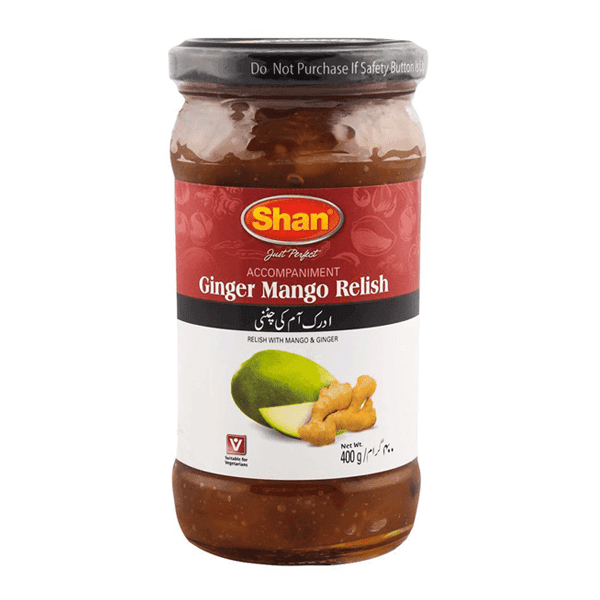 SHAN GINGER MANGO CHUTNEY 400G - Nazar Jan's Supermarket