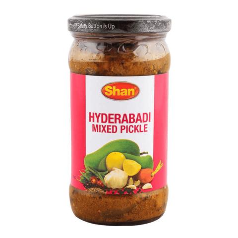 SHAN HYDERABADI MIXED PICKLE 320G - Nazar Jan's Supermarket