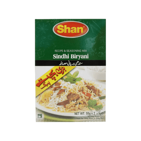 SHAN SINDHI BIRYANI MASALA 120G - Nazar Jan's Supermarket