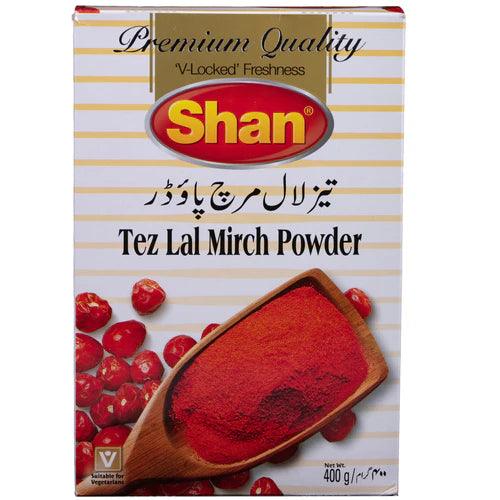 SHAN TEZ LAL MIRCH POWDER 400GM - Nazar Jan's Supermarket