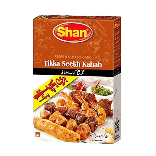 SHAN TIKKA SEEKH KABAB MASALA 100G - Nazar Jan's Supermarket