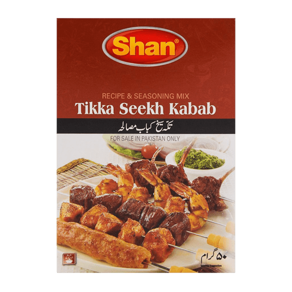 SHAN TIKKA SEEKH KABAB MASALA 50GM - Nazar Jan's Supermarket