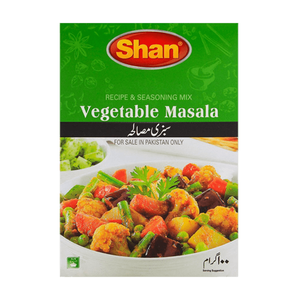 SHAN VEGETABLE MASALA 100G - Nazar Jan's Supermarket