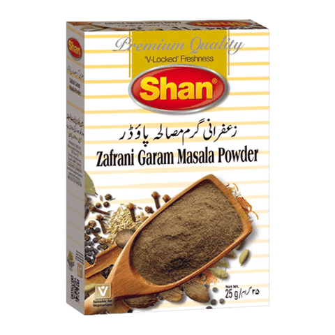 SHAN ZAFRANI GARAM MASALA POWDER 25GM - Nazar Jan's Supermarket