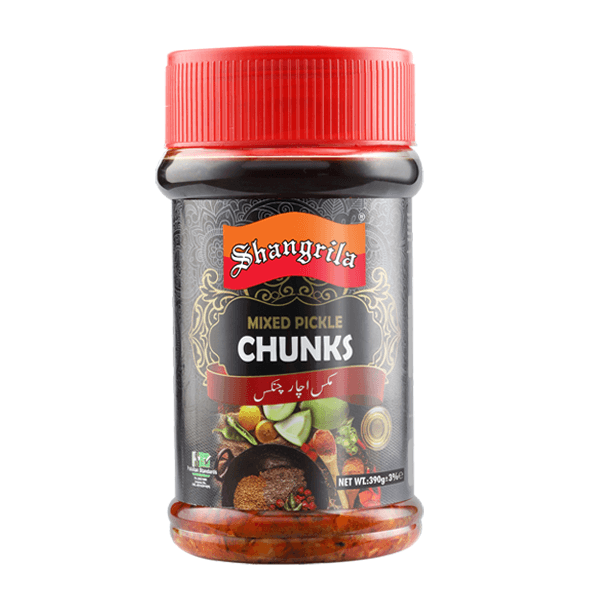 SHANGRILA CHUNKS MIXED PICKLE 390G - Nazar Jan's Supermarket