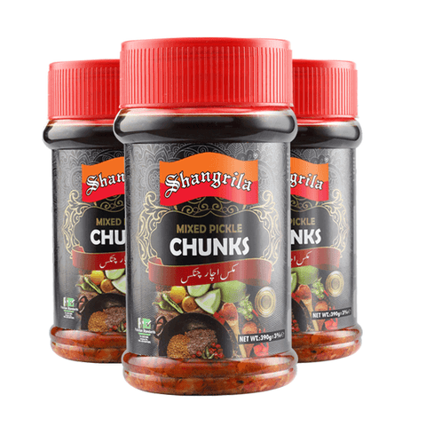 SHANGRILA CHUNKS MIXED PICKLE 390G - Nazar Jan's Supermarket