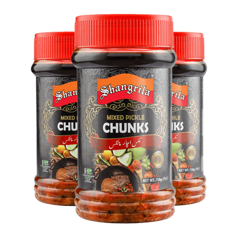 SHANGRILA CHUNKS MIXED PICKLE 750GM - Nazar Jan's Supermarket