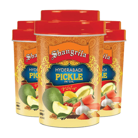 SHANGRILA HYDERABADI PICKLE IN OIL 400GM - Nazar Jan's Supermarket