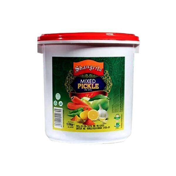 SHANGRILA MIXED PICKLE IN OIL 1.5KG BUCKET - Nazar Jan's Supermarket