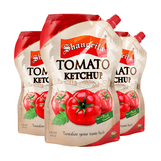 SHANGRILA TOMATO KETCHUP 400GM POUCH - Nazar Jan's Supermarket