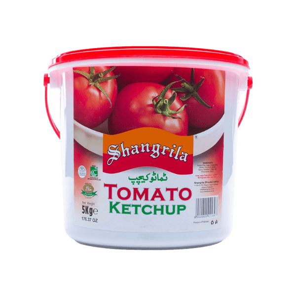 SHANGRILA TOMATO KETCHUP 5KG BUCKET - Nazar Jan's Supermarket