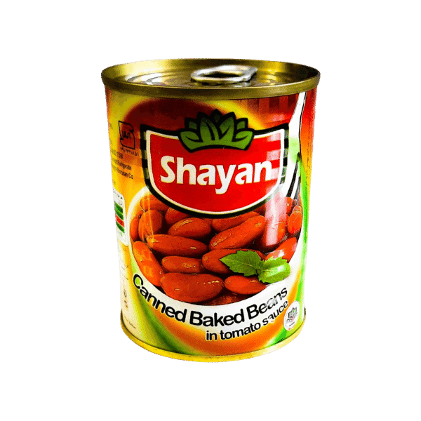SHAYAN CANNED BACKED BEANS IN TOMATO SAUCE 350G - Nazar Jan's Supermarket