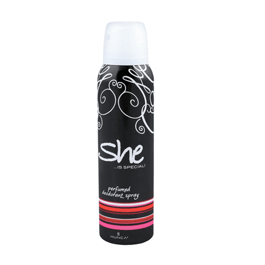 SHE IS SPECIAL BLACK DEODORANT BODY SPRAY 150ML - Nazar Jan's Supermarket