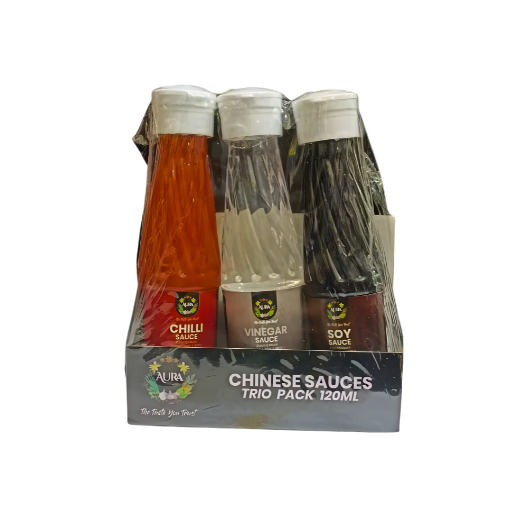 AURA CHINESE SAUCES TRIO PACK 120ML