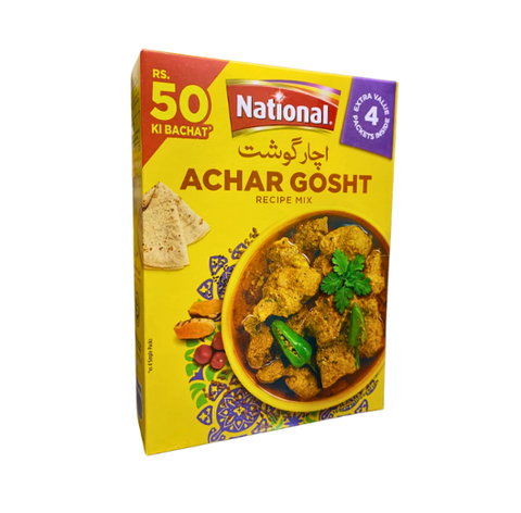 NATIONAL ACHAR GOSHT RECIPE MIX 1X4 200G