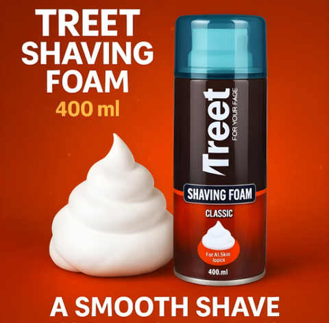 TREET SHAVING FOAM CLASSIC 400ML