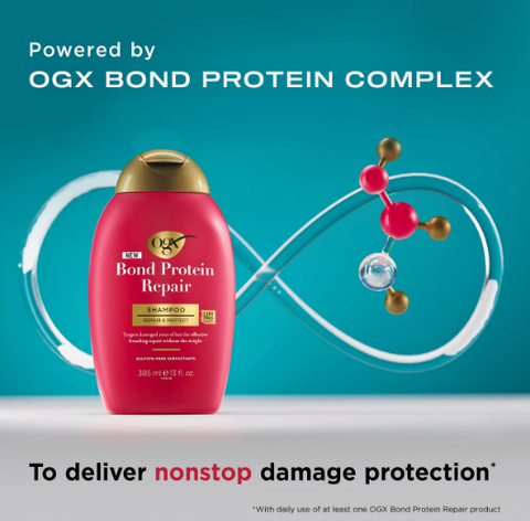 OGX BOND PROTEIN REPAIR SHAMPOO 385ML