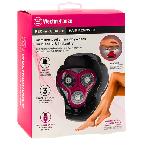 WESTINGHOUSE RECHARGABLE HAIR REMOVER WH1130
