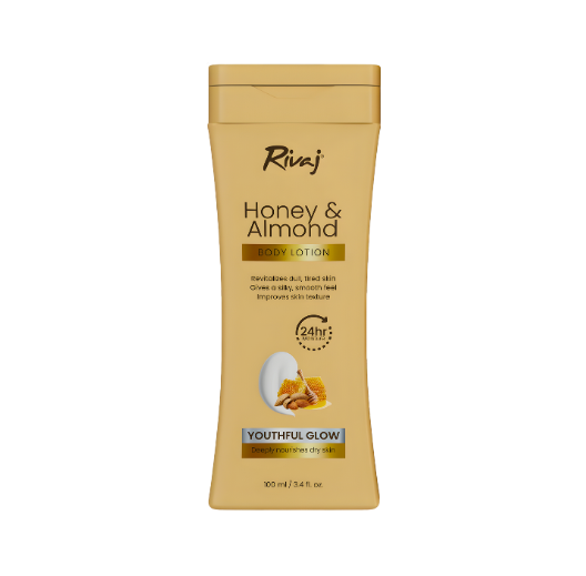 RIVAJ HONEY & ALMOND BODY LOTION 200ML