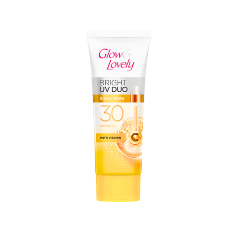GLOW&LOVELY BRIGHT UV DUO SUNSCREEN 30 SPF+ 50G