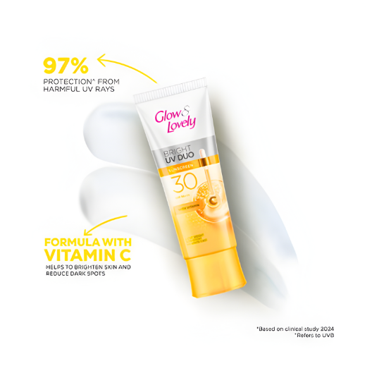 GLOW&LOVELY BRIGHT UV DUO SUNSCREEN SPF30 PA 25G