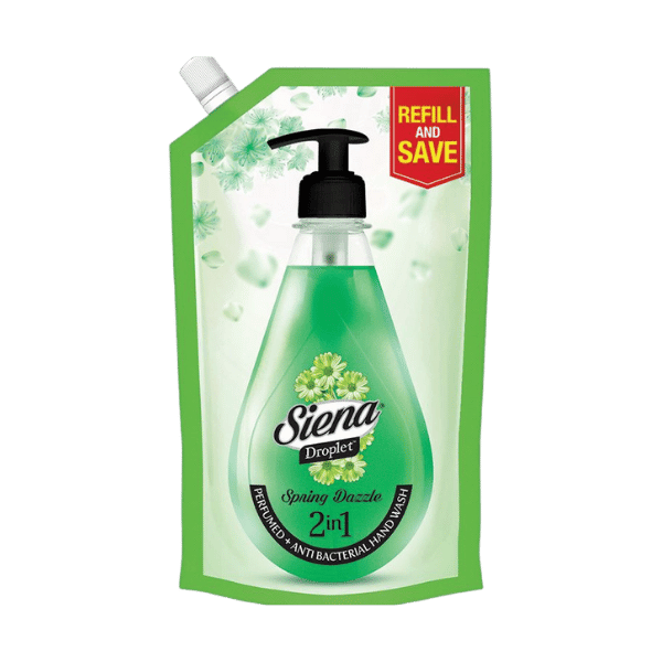 SIENA DROPLET ANTI BACTERIAL HAND WASH 400ML POUCH - Nazar Jan's Supermarket