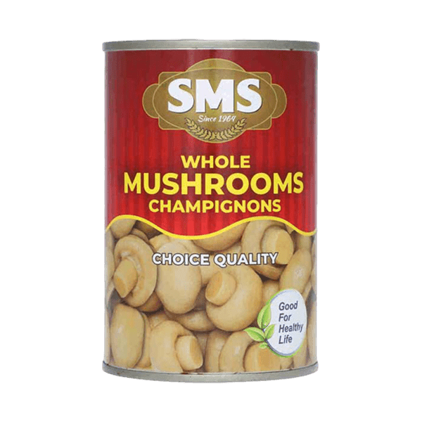 SMS WHOLE MUSHROOM TIN 400GM - Nazar Jan's Supermarket