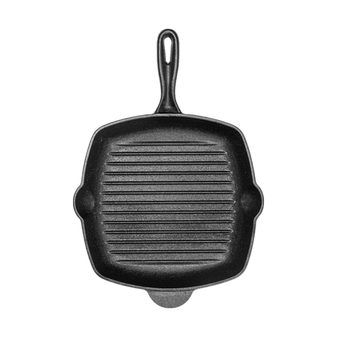 SQUARE CAST IRON GRILL PAN 10.25 INCH - Nazar Jan's Supermarket