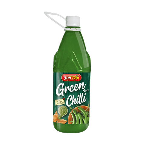 SUNDIP GREEN CHILI SAUCE BOTTLE 430G - Nazar Jan's Supermarket