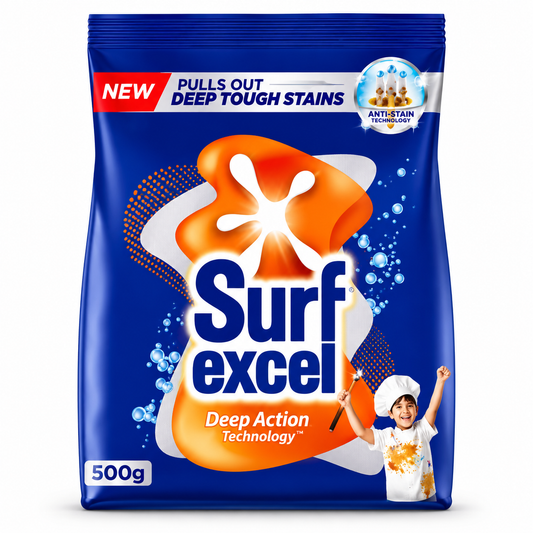 Surf Excel Deep Action Technology Detergent 500g
