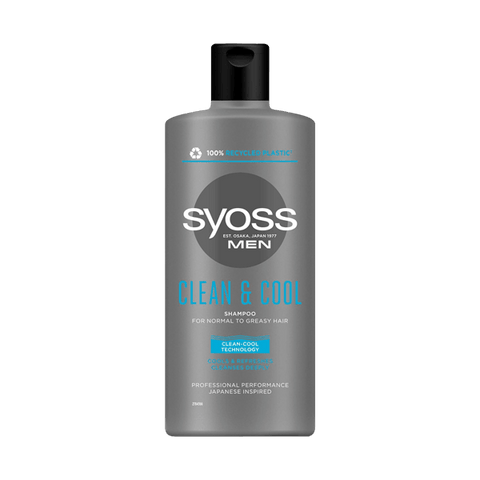SYOSS MEN CLEAN AND COOL SHAMPOO 440ML - Nazar Jan's Supermarket