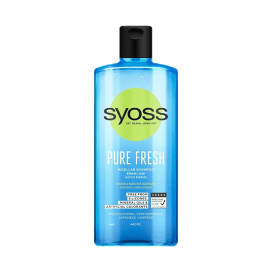 SYOSS PURE FRESH MICELLAR SHAMPOO 440ML - Nazar Jan's Supermarket