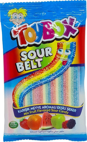 TOY BOX LICORICE SOUR BELT CANDY 80GM - Nazar Jan's Supermarket