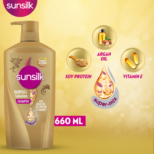 Sunsilk Hairfall Solution Shampoo 660ml – updated Super Mix packaging