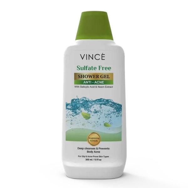 VINCE ANTI-ACNE NEEM & ACID SHOWER GEL 300ML - Nazar Jan's Supermarket