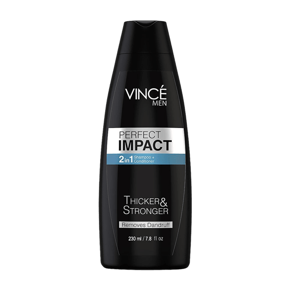 VINCE MEN PERFECT IMPACT 2 IN 1 SHAMPOO+CONDITIONER 230ML - Nazar Jan's Supermarket