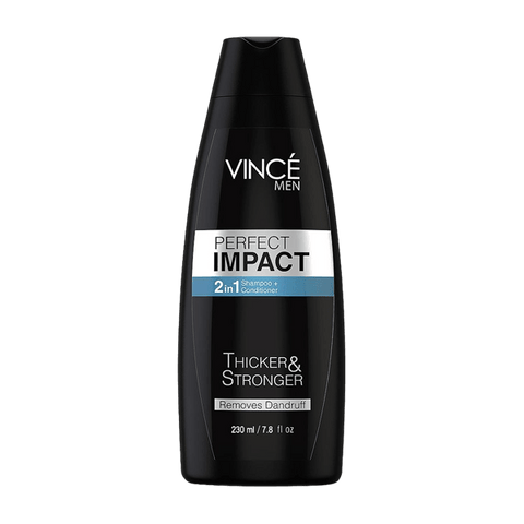 VINCE MEN PERFECT IMPACT 2 IN 1 SHAMPOO+CONDITIONER 230ML - Nazar Jan's Supermarket